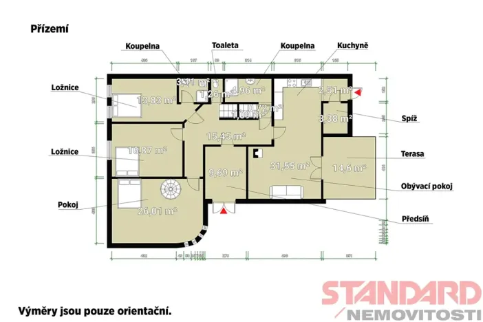 Prodej rodinného domu, Chrášťany, Plzeňská, 207 m2
