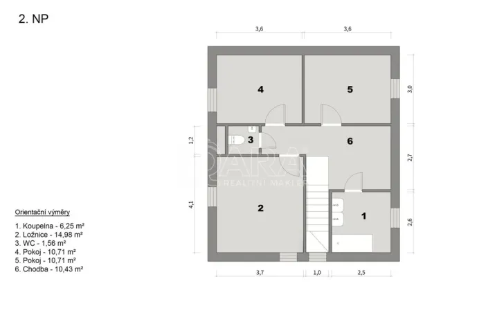 Prodej rodinného domu, Tehov, Ke Skalce, 113 m2