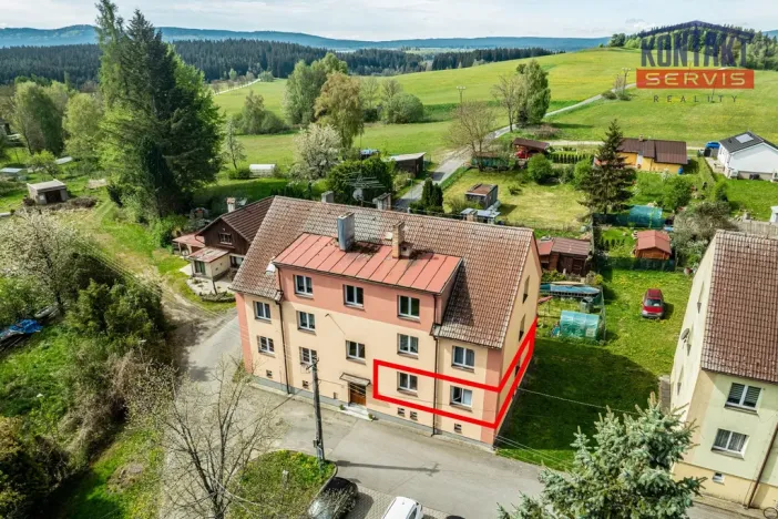 Prodej bytu 3+1, Černá v Pošumaví - Bližná, 76 m2