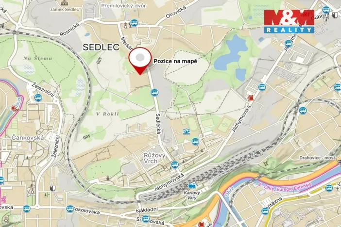 Prodej zahrady, Karlovy Vary, Merklínská, 834 m2