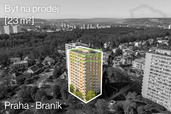 Prodej bytu 1+kk, Praha, Vavřenova, 23 m2