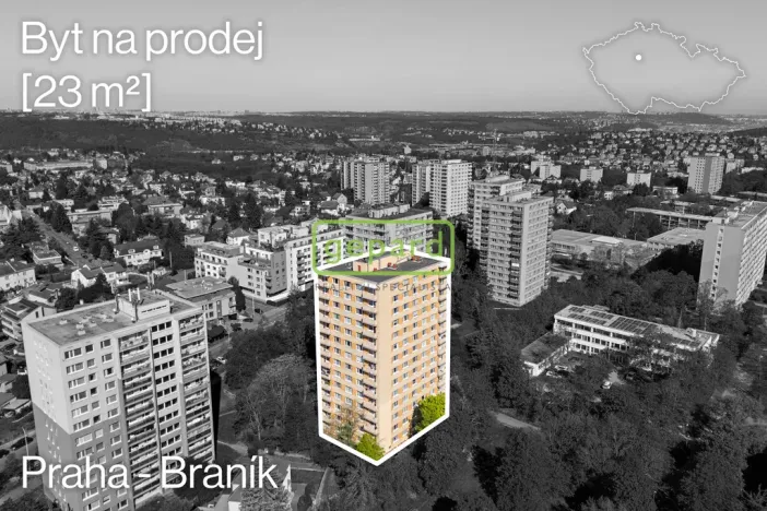 Prodej bytu 1+kk, Praha, Vavřenova, 23 m2