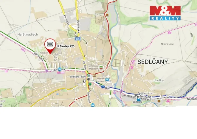 Prodej bytu 3+kk, Sedlčany, U Školky, 54 m2