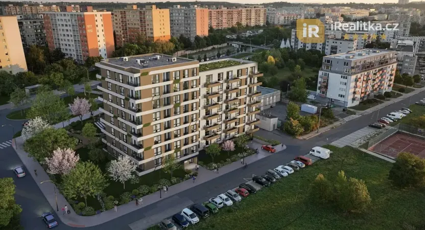 Pronájem bytu 2+kk, Praha - Černý Most, Arnošta Valenty, 38 m2