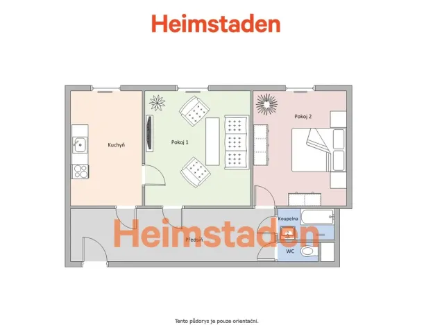 Pronájem bytu 2+1, Ostrava - Poruba, 17. listopadu, 56 m2