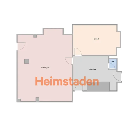 Pronájem obchodního prostoru, Havířov - Město, Hlavní třída, 74 m2