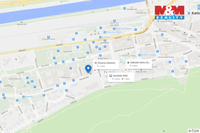 Prodej obchodního prostoru, Karlovy Vary, Moskevská, 57 m2