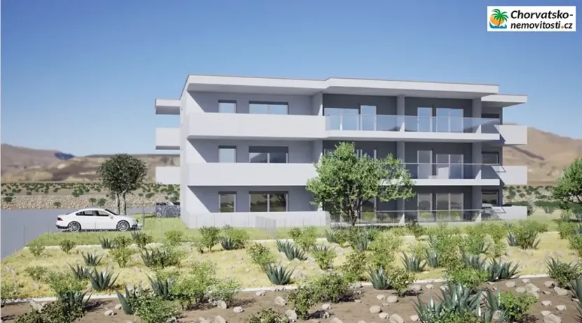 Prodej bytu 2+kk, Povljana, Chorvatsko, 44 m2
