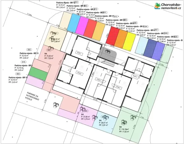 Prodej bytu 2+kk, Povljana, Chorvatsko, 44 m2