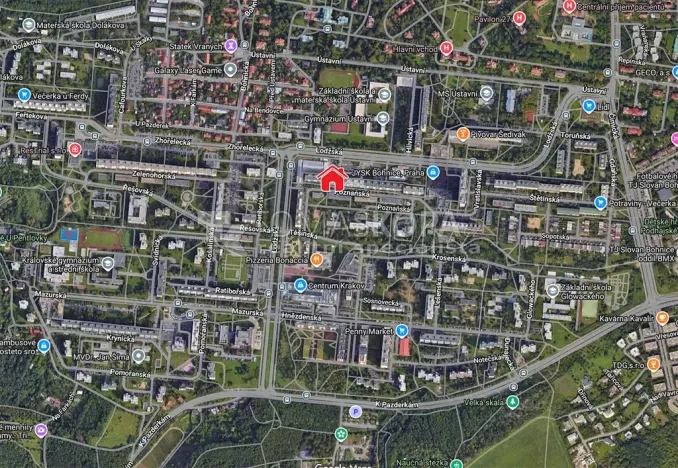 Pronájem bytu 2+kk, Praha - Bohnice, Poznaňská, 44 m2