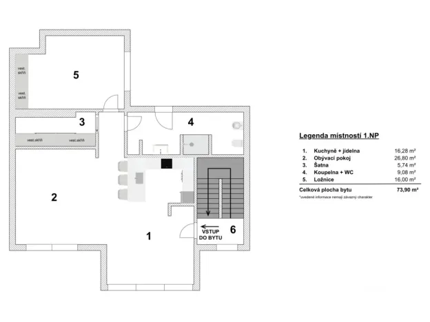 Prodej činžovního domu, Újezd u Brna, Nádražní, 234 m2