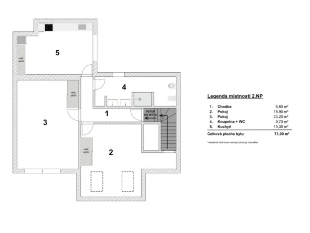 Prodej činžovního domu, Újezd u Brna, Nádražní, 234 m2