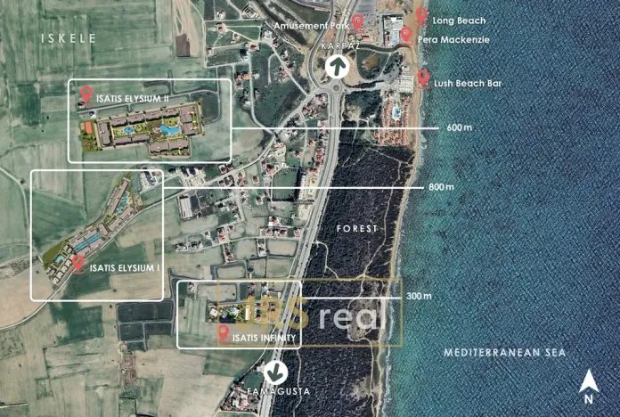 Prodej bytu 2+1, Trikomo, Kypr, 102 m2