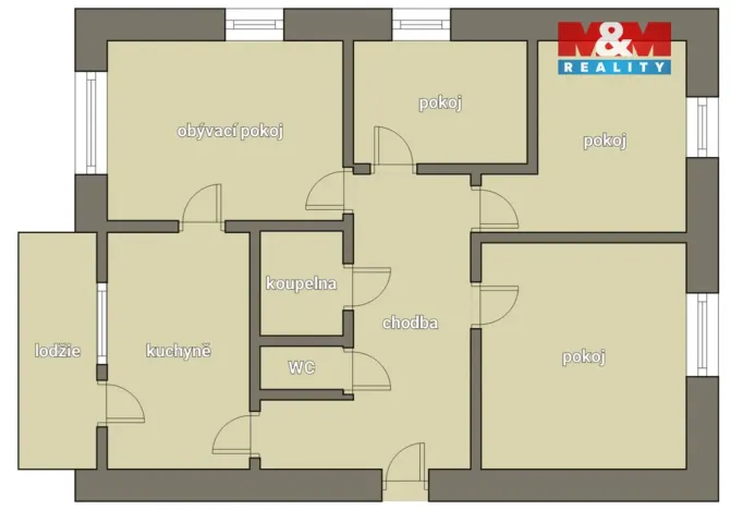Prodej bytu 4+1, Smilovy Hory, 108 m2