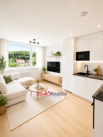 Prodej bytu 2+kk, Dubí, Koněvova, 40 m2