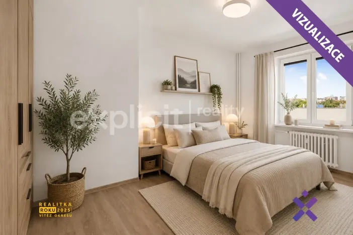 Prodej bytu 2+1, Prostějov, Krapkova, 54 m2