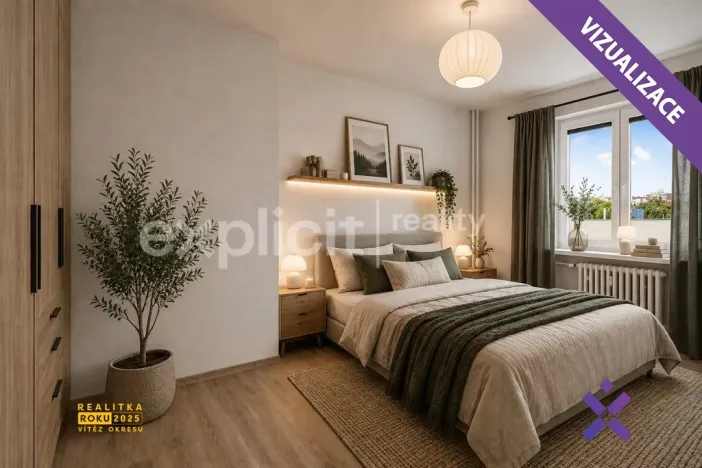 Prodej bytu 2+1, Prostějov, Krapkova, 54 m2