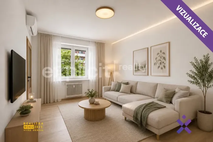 Prodej bytu 2+1, Prostějov, Krapkova, 54 m2