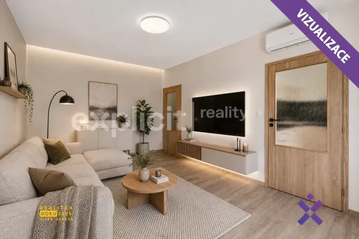 Prodej bytu 2+1, Prostějov, Krapkova, 54 m2