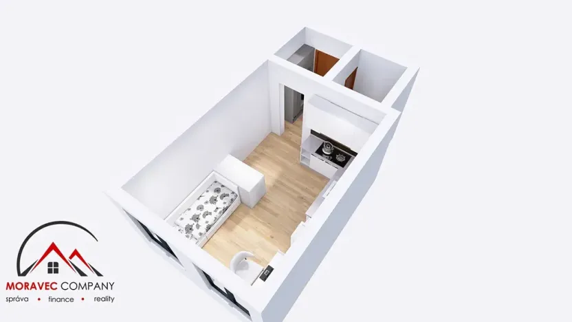 Pronájem bytu 1+kk, Ostrava, Sokolská třída, 21 m2