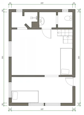 Prodej chaty, Doubravčice, Trampská, 46 m2