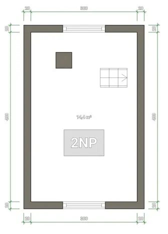 Prodej chaty, Doubravčice, Trampská, 46 m2