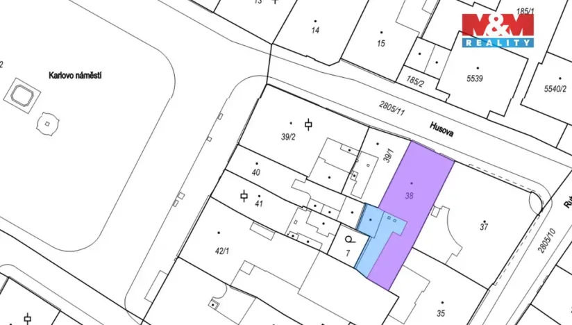 Pronájem bytu 2+1, Kolín - Kolín I, Husova, 53 m2