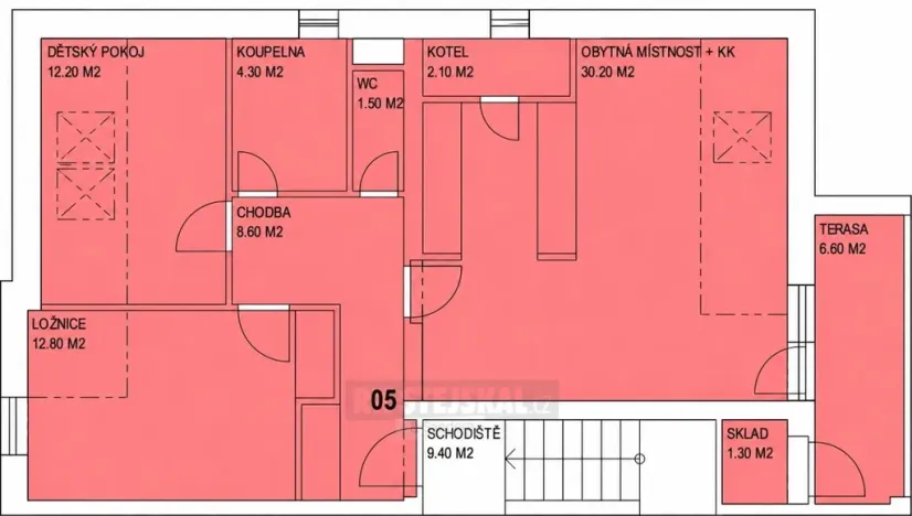 Prodej bytu 3+kk, Kaplice, Šumavská, 80 m2