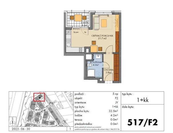 Prodej bytu 1+kk, Praha - Ruzyně, Huppnerova, 33 m2
