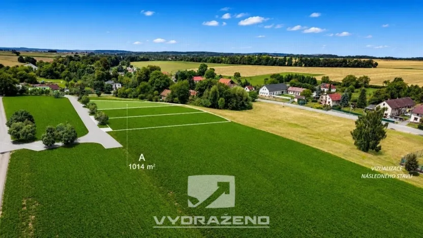 Prodej louky, Lupenice, 1014 m2