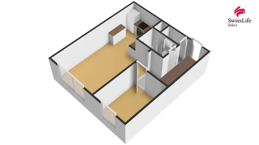 Prodej bytu 2+kk, Kladno, Švédská, 39 m2