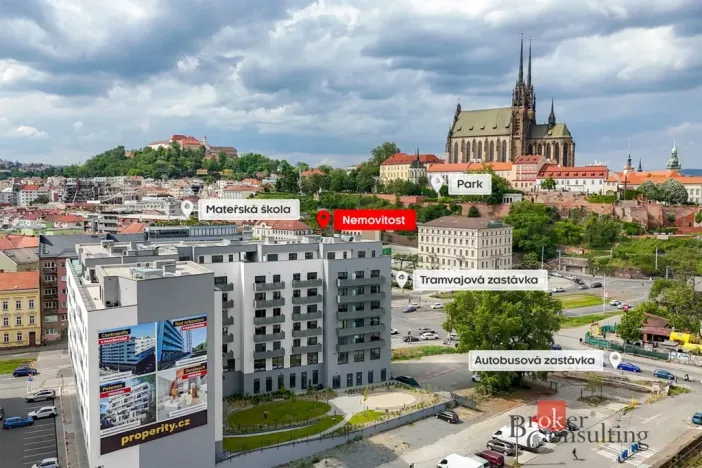 Prodej bytu 2+kk, Brno - Staré Brno, Nové sady, 80 m2