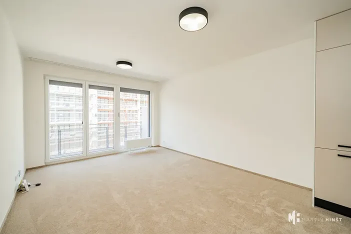 Pronájem bytu 1+kk, Praha - Vysočany, Gerstelova, 43 m2