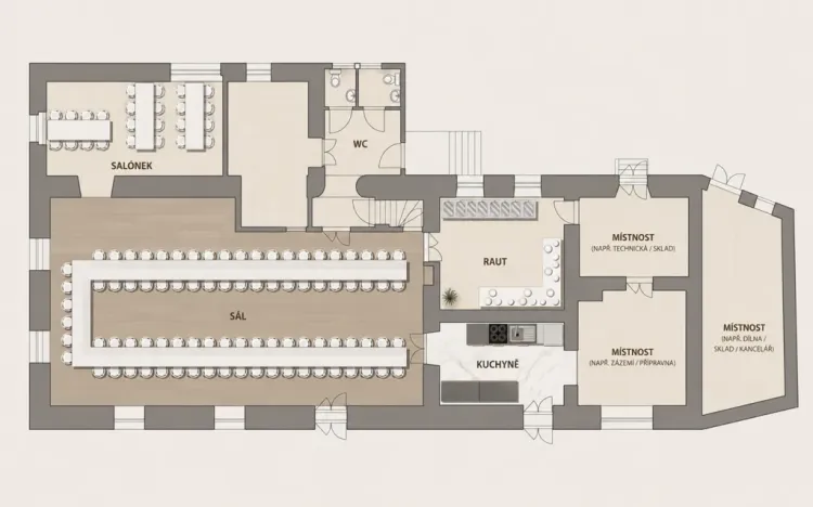 Prodej komerční nemovitosti, Nalžovice, 1000 m2