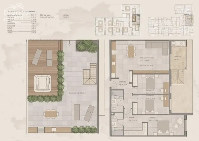 Prodej bytu 4+kk, Torre Pacheco, Murcia, Španělsko, 107 m2