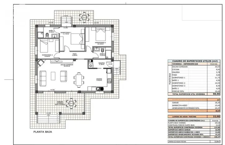 Prodej rodinného domu, Pinoso, Alicante, Španělsko, 120 m2