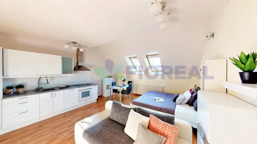 Pronájem bytu 1+kk, Praha - Vinohrady, Lublaňská, 41 m2