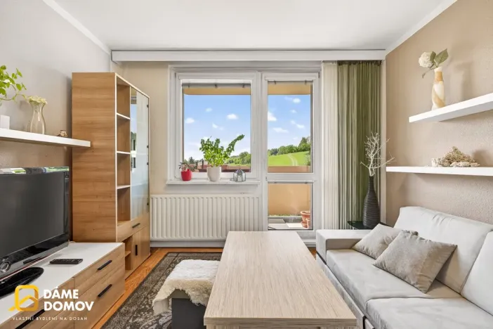 Prodej bytu 2+1, Luhačovice, Zahradní čtvrť, 53 m2