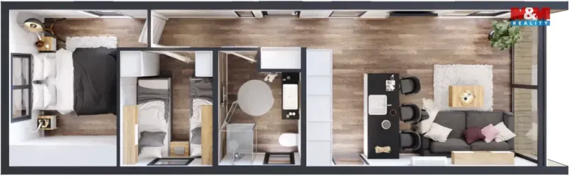 Prodej rodinného domu, Semechnice, 57 m2
