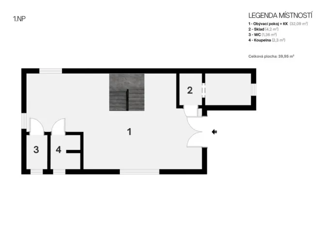 Prodej chaty, Jedovnice, 67 m2