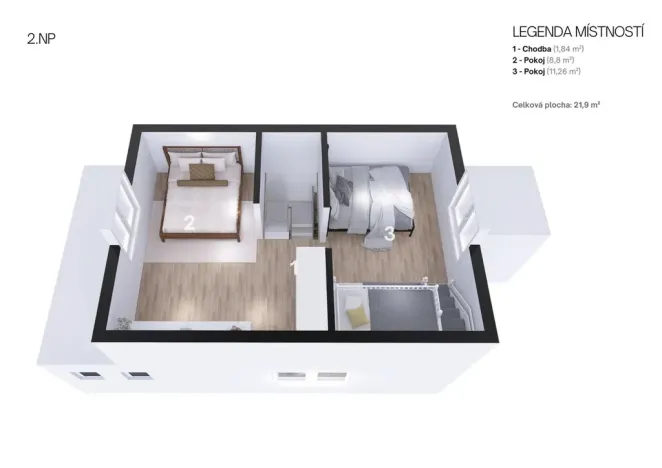 Prodej chaty, Jedovnice, 67 m2