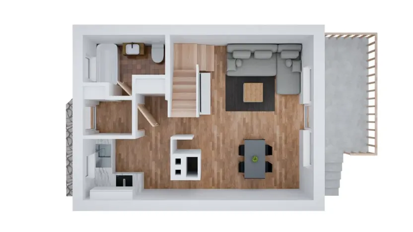 Prodej chaty, Římov - Dolní Stropnice, 96 m2