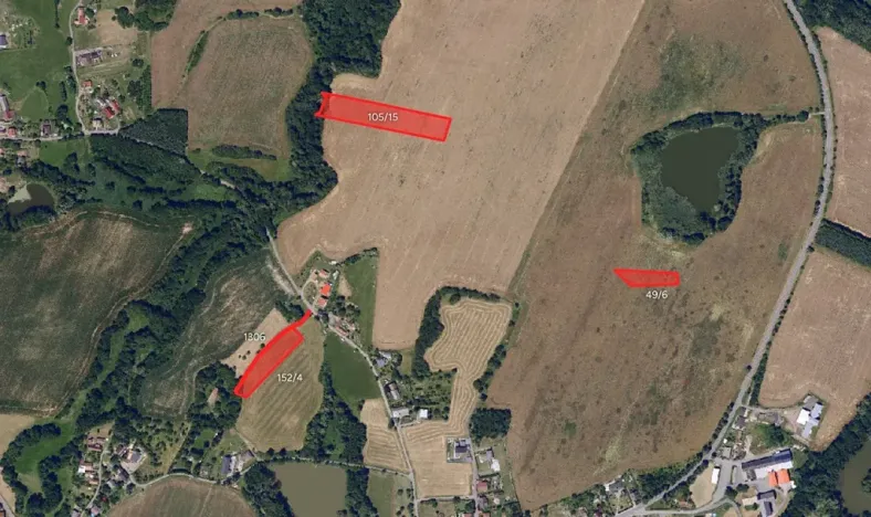 Prodej pole, Miřetice, 14068 m2