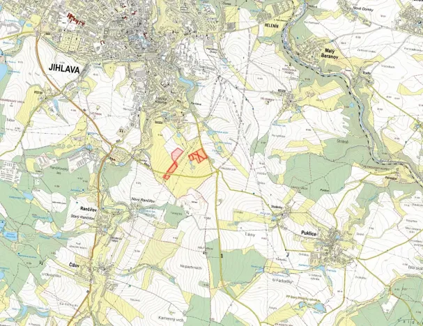 Prodej pole, Jihlava, 24154 m2