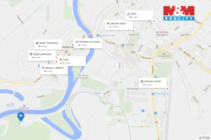 Prodej zahrady, Veselí nad Moravou - Milokošť, 1232 m2