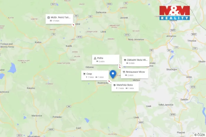 Prodej louky, Věcov - Roženecké Paseky, 4338 m2