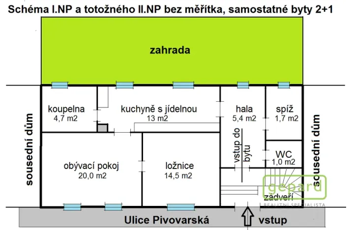 Prodej rodinného domu, České Budějovice, Pivovarská, 120 m2