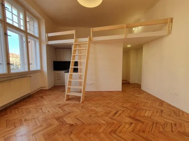 Pronájem bytu 1+kk, Praha, Svobodova, 33 m2