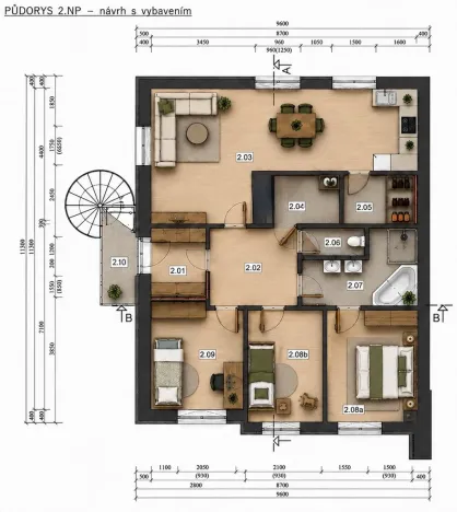 Prodej bytu 3+kk, Brno, Jeřabinová, 87 m2
