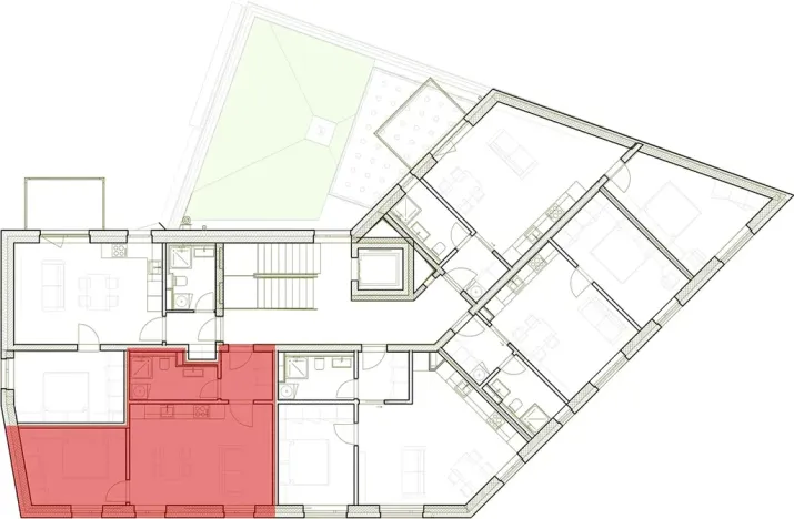 Prodej bytu 2+kk, Praha - Zbraslav, 44 m2